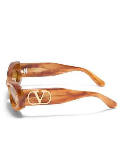 Valentino Garavani Eyewear Oval-frame Sunglasses