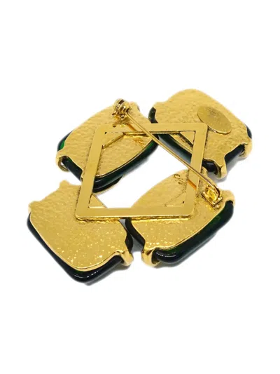 Pre-owned Chanel 1994 Gripoix Brooch Pin