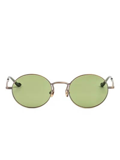 Matsuda Round-frame Sunglasses In Green