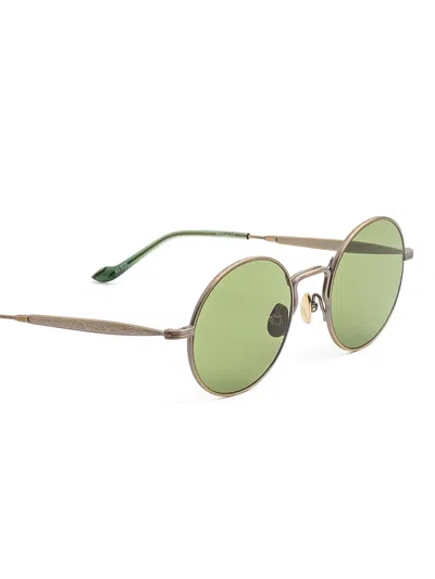 Matsuda Round-frame Sunglasses In Green