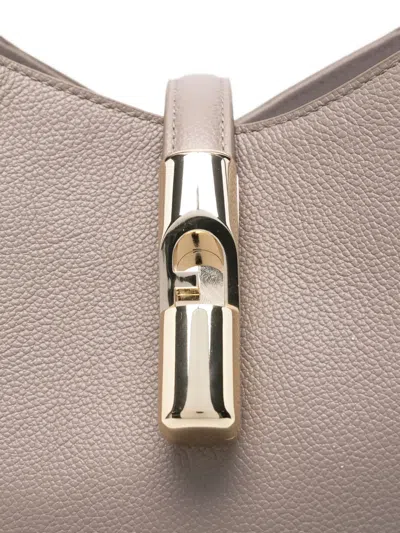 Furla Large Goccia Clasp-detailed Tote Bag