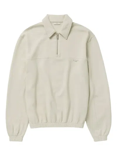 1989 Studio Jp Half Zip Sweatshirt In Neutral