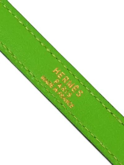 Pre-owned Hermes 1990-2000s Leather Shoulder Strap