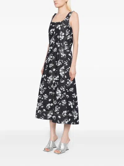 Karl Lagerfeld Aop Orchid Dress In Multi