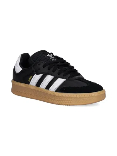 Adidas Originals Samba 3-stripes Sneakers In Black