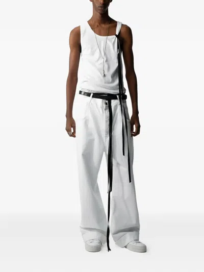 Ann Demeulemeester Ronald Five-pocket Jeans In Gray