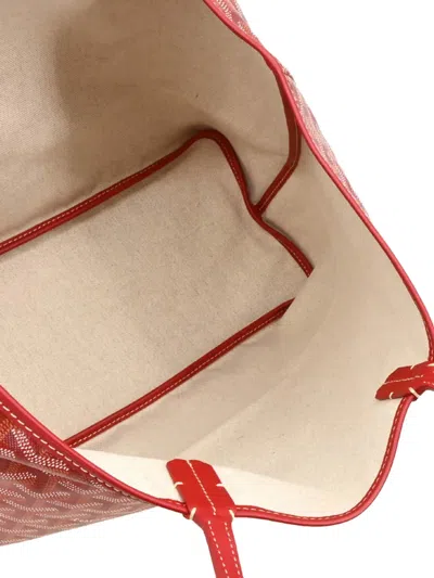 Pre-owned Goyard 2018 St. Louis Pm Tote Bag In Red