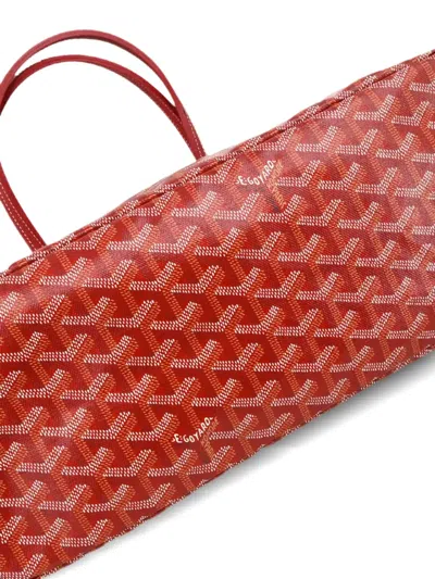 Pre-owned Goyard 2018 St. Louis Pm Tote Bag In Red