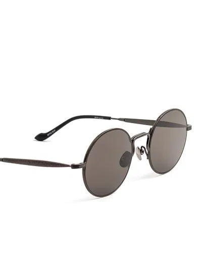 Matsuda Metal Round Sunglasses In Brown