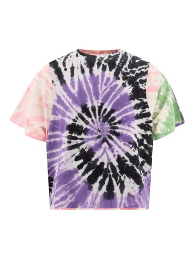 Gallery Dept. Tie-dye Panelled T-shirt In Multi