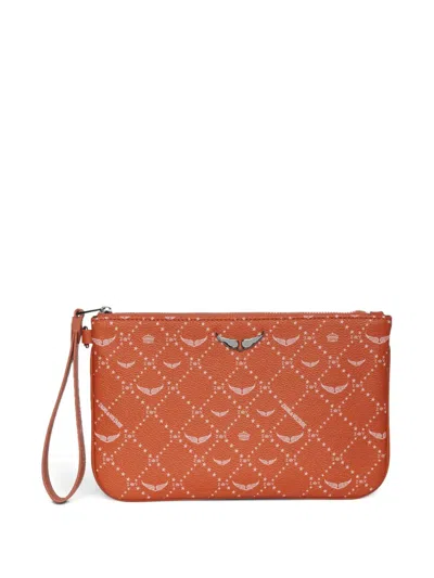 Zadig & Voltaire Monogram Clutch