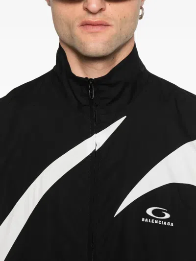 Balenciaga Loop Sports Lcontracksuit Jacket In Black