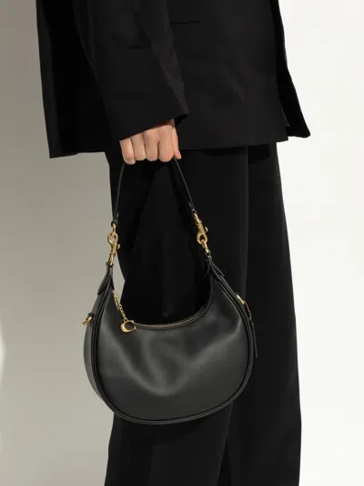 Coach Glovetanned Leather Jonie Bag 22 Black