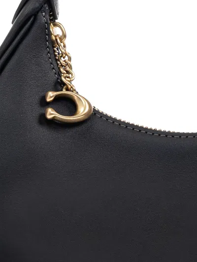 Coach Glovetanned Leather Jonie Bag 22 Black