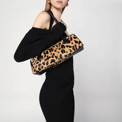 Alaïa Alaia Le Teckel Medium Bag In Leopard-print Pony Hair Women