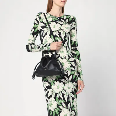 Loewe Mini Flamenco Clutch In Black