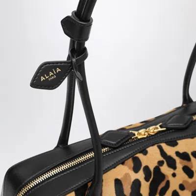 Alaïa Alaia Le Teckel Medium Bag In Leopard-print Pony Hair Women