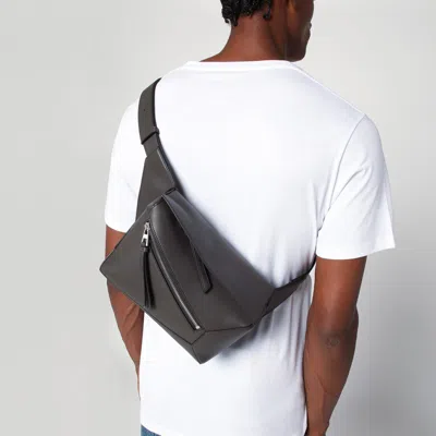 Loewe Puzzle Small Belt Bag In Dark Grey