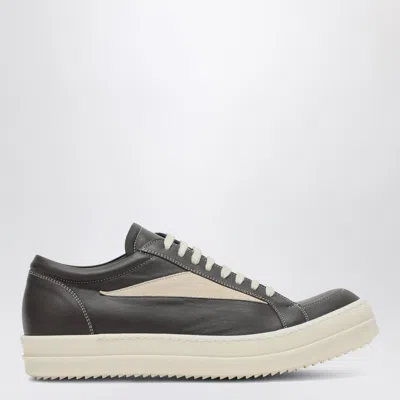 Rick Owens Dust Grey/milk White Vintage Sneakers