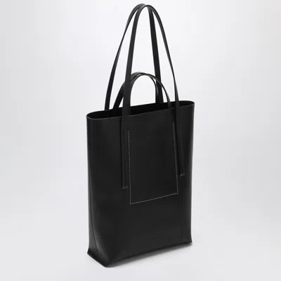 Rick Owens Rectangular Black Leather Bag