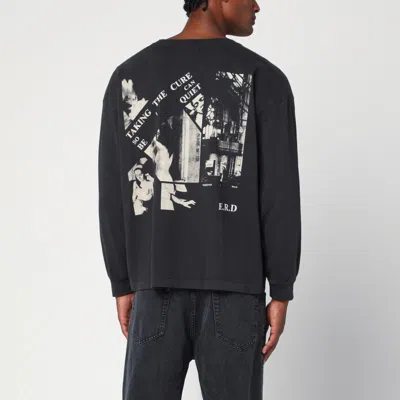 Enfants Riches Deprimes Taking The Cure Printed Cotton-jersey T-shirt In Black