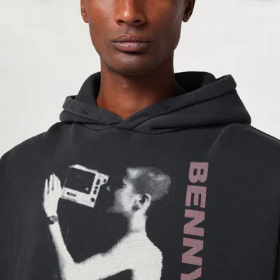 Enfants Riches Deprimes Dark Grey Hoodie With Print In Gray