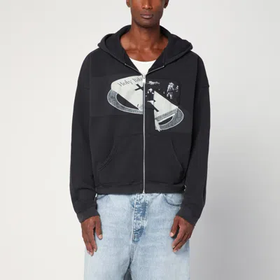 Enfants Riches Deprimes Holy Bible Assemblage Printed Cotton-jersey Zip-up Hoodie