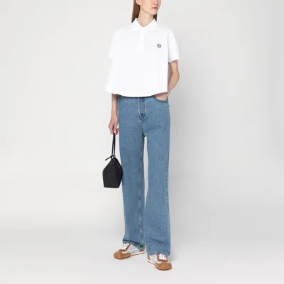Loewe Women Cotton Trapeze Polo Shirt