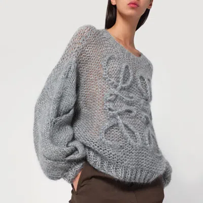 Loewe Anagram Mohair-blend Knitted Sweater