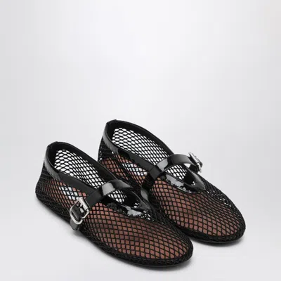 Alaïa Black Net Ballerina
