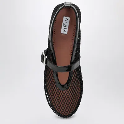 Alaïa Black Net Ballerina