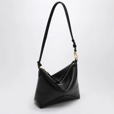 Loewe Puzzle Fold Clutch Bag In Shiny Calfskin