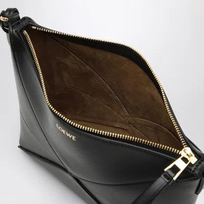 Loewe Puzzle Fold Clutch Bag In Shiny Calfskin