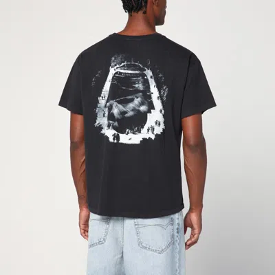 Enfants Riches Deprimes Reflection Black Vintage-effect T-shirt In Black