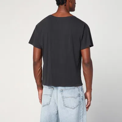 Enfants Riches Deprimes Look For The Fifth Black Vintage-effect T-shirt In Black