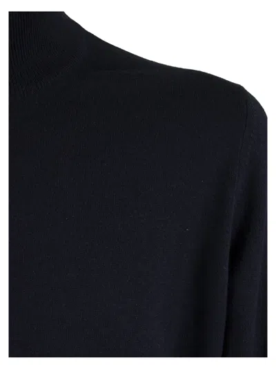 Brunello Cucinelli Cashmere Turtleneck Sweater With Zipper In Black