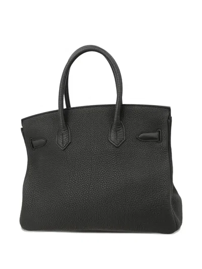 Pre-owned Hermes 2015 Birkin 30 Handbag In Black