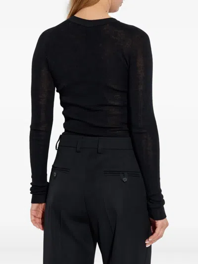 Versace Button-embellished Wool Sweater