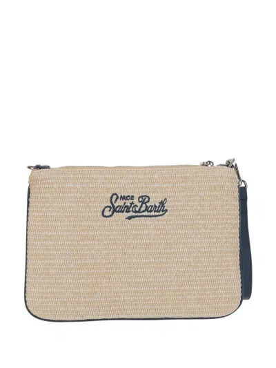 Mc2 Saint Barth Embroidered-logo Clutch Bag