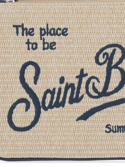 Mc2 Saint Barth Embroidered-logo Clutch Bag