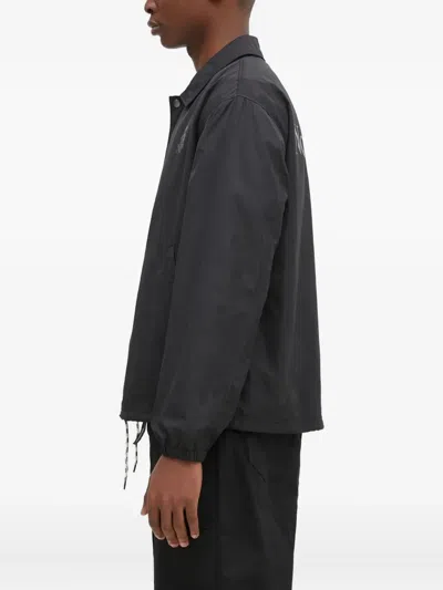 Aries Logo-print Jacket In Black