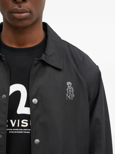 Aries Logo-print Jacket In Black