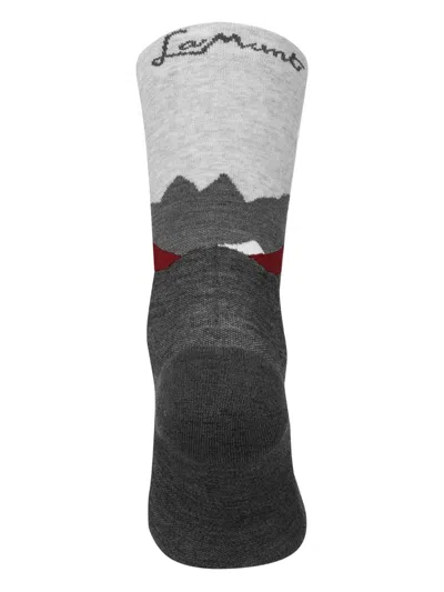 Lamunt Landscape-print Socks