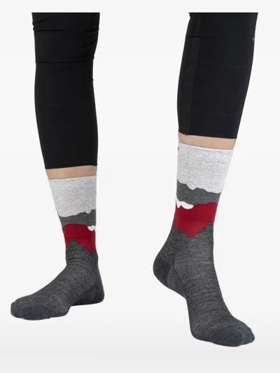 Lamunt Landscape-print Socks