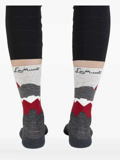 Lamunt Landscape-print Socks