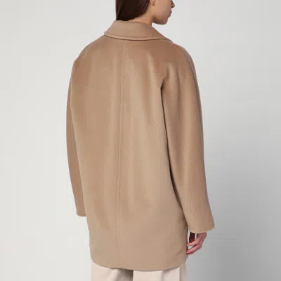 Max Mara 101801 Short Icon Coat In Camel Color In Nude