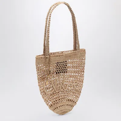 Chloé Small Summer Banana Tote Bag In Sand Colour Women