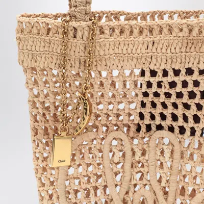 Chloé Small Summer Banana Tote Bag In Sand Colour Women