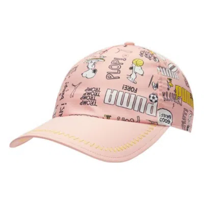 Puma (gs)  X Peanuts Baseball Cap 'pink White'