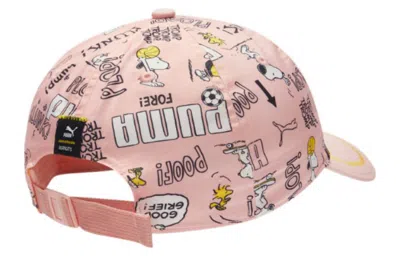 Puma (gs)  X Peanuts Baseball Cap 'pink White'